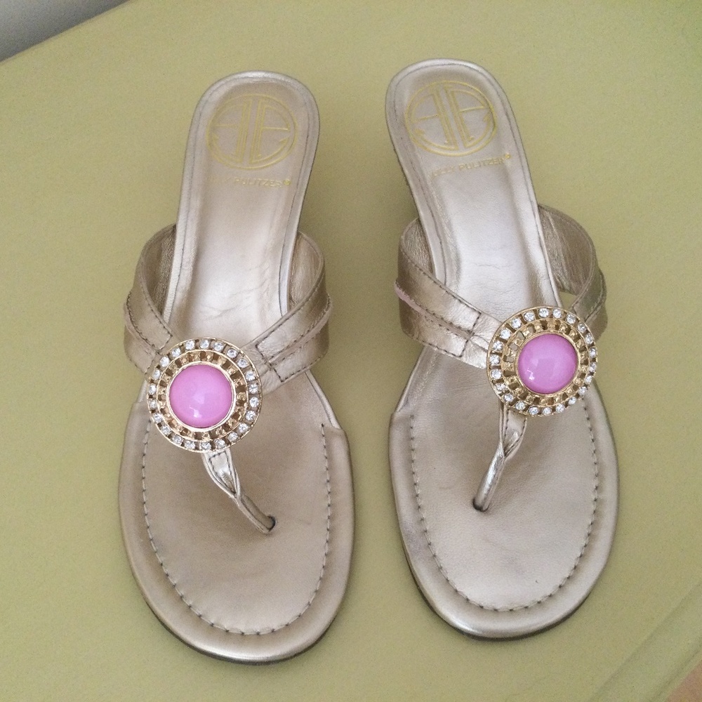 Rare! NIB Lilly Pulitzer Embellished Mckim Wedge